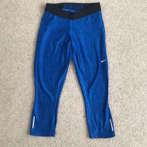 blue Nike leggings